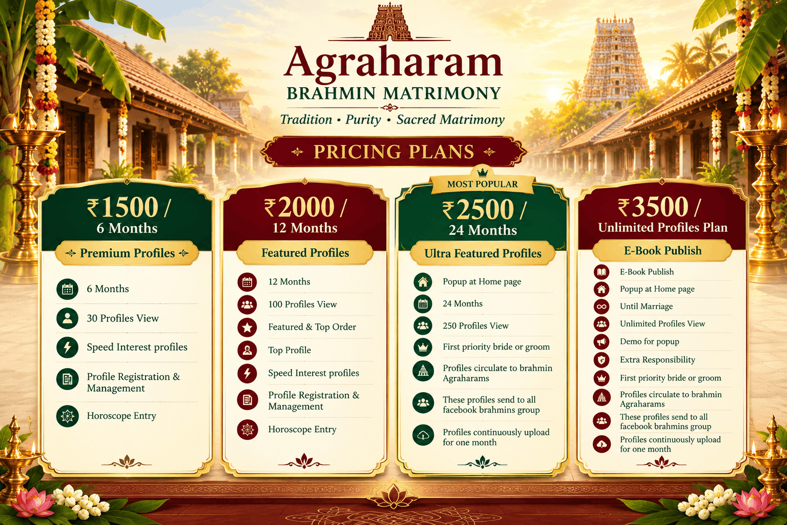 Agraharam Brahmin Matrimony