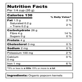 Corn Kernels Seed - 800 g