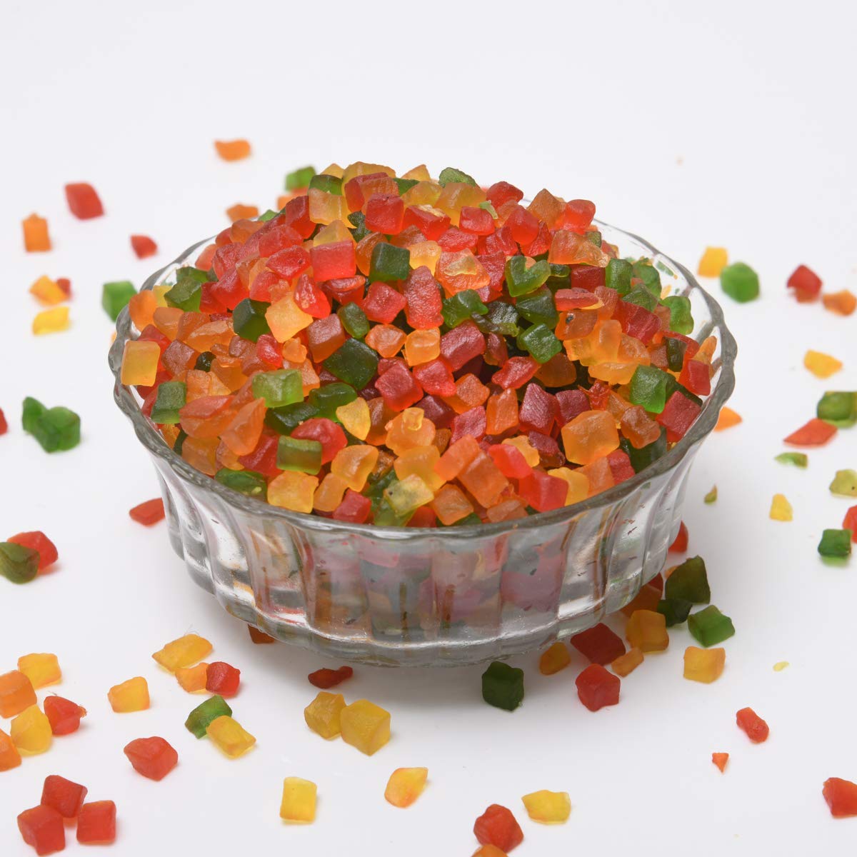 VOC Mart Tutti Frutti - 1 Kg | Cherries Fresh Fruits | For Cake Decoration