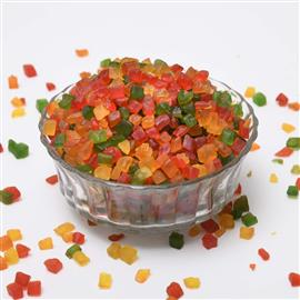 VOC Mart Tutti Frutti - 1 Kg | Cherries Fresh Fruits | For Cake Decoration