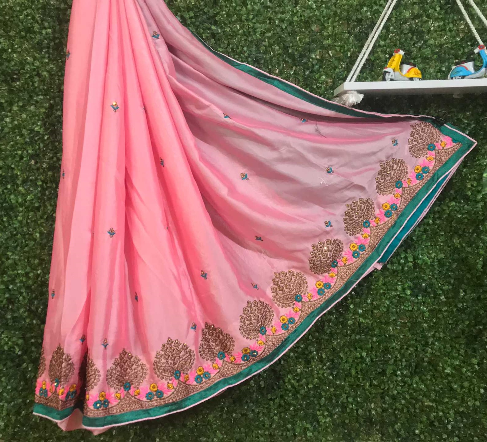Vatika Fancy Saree With Blouse 