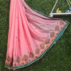 Vatika Fancy Saree With Blouse 